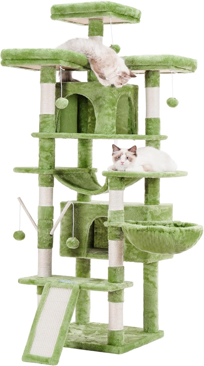 The Purr-fect Jungle Gym: 71 Inches of Cat-tastic Fun with Cozy Napping Nooks and Scratching Shenanigans!