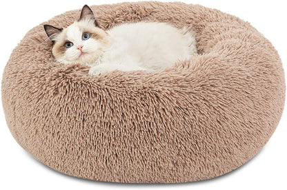 Purrfectly Cozy Cat Cuddles: The Fluffiest Nap Zone for Your 15-Lb Feline Overlord - Camel Edition!